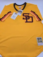 Mitchell & Ness San Diego Padres Tony Gwynn Gold 1982 Batting Practice Jersey XL