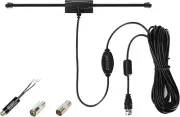 Universal FM Radio Dipole Antenna Screw F Male Plug for Home AV Audio Stereo Rec