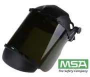 MSA V-Gard Hi-Impact ShadedPolycarbonate Face Shield Retractable Chin Protector