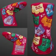 Scotty Cameron Valentine's Day 2025 Candy Dog Blade Putter Cover Headcover