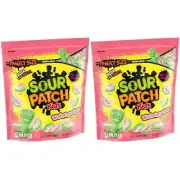930407 2 X 816g BAG SOUR PATCH KIDS WATERMELON SOUR THEN SWEET FAMILY SIZE BAG