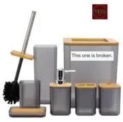 CERBIOR Bathroom Accessories Set 7 Pieces Bath Ensemble