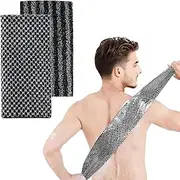 Exfoliating Washcloth for Body Scrubber 2 Pack, Men Women Japenese Exfoliating Towel for Back Shower