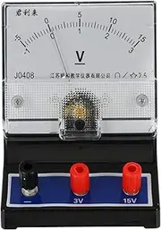 1Pc Analog Voltmeter Dc Voltage for Physics Experiments Teaching Tool for Students Easy to Read Scale No Resistors Required Accurate Voltage Measurement Dc