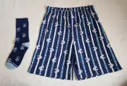 Carlton Blues AFL AFCAL0843U Mens Cotton Boxer Shorts & Socks Gift Pack New