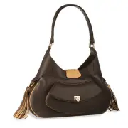 Chopard Madrid Brown / Camel Colored Calfskin Leather Bag New! MSRP $2,250