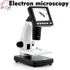 Digital Electron Microscope 3.5 Inch LCD Digital 500 Times 8 LED Light 1pc
