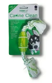Multipet Canine Clean Spearmint Rope With TPR Tube 6in