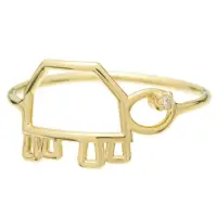 在飛比找momo購物網優惠-【Aliita】時尚可愛鑽飾點綴烏龜造型9K金戒指(金)