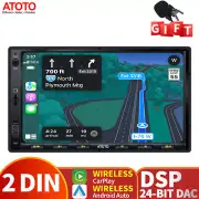 ATOTO 7'' Double 2 Din Car Stereo Radio GPS Navi WIFI BT CarPlay/Android Auto