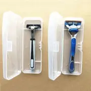 Plastic Men's Razor Case Transparent Shaver Box