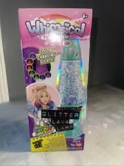 Whimsical By Wengie Multi-color Glitter Lava Lamp New