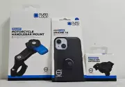 QUAD LOCK KIT APPLE iPHONE 14 MAG Case, Dampener, Handlebar Mount *EXPRESS*