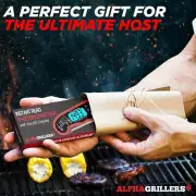Alpha Grillers Instant Read Meat Thermometer for Cooking Grill and BBQ Griddle