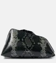 [The Attico] The Attico 8:30 PM snake-print leather clutch One Size multicoloured