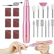 Nail Drill - Electrical Professional Nail File Kit,Polishing Set with Nail Drill Bits, Manicure Pedicure Tools for Nail Grind Trim Polish