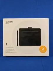 New Wacom Intuos Small Black Graphics Drawing Creative Pen Tablet CTL4100/K0-AX