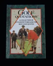VINTAGE "GOLF QUOTATIONS" EDITED BY HELEN EXLEY ILLUSTRATED NEW