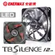 保銳 ENERMAX 12公分 電腦風扇 T.B.SILENCE 靜蝠 紅 UCTB12N-R