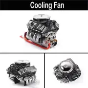 1*GRCV8 Simulate Engine Motor Cooling Fan for 1/10 RC CrawleTRX4 SCX10 RC4WD D90