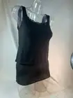 1 Women's Shapewear Tank - Lace Decolletage Camisole- S, M, L- BLACK -Samples