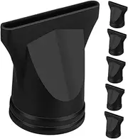 MOLUCKFU Hair Dryer Concentrator Attachment 6pc Set Plastic Nozzle Diffuser for Styling Hair
