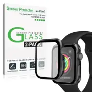 amFilm (2 PK) Case and Screen Protector for Apple Watch Series 3 (42mm - iWatch)