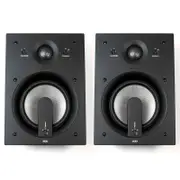 2pc Jamo IW 406 FG II Custom 400 Series 2-Way In-Wall Loudspeakers White