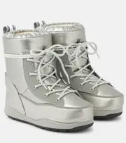 [Bogner] Bogner La Plagne faux leather ankle boots AU 9 silver