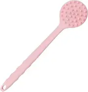 CANIGHT Ergonomic Long Handle Bath Brush Exfoliating Body Scrubber Shower Back Scrubber Silicone Back Washer