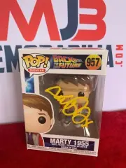 Michael J Fox signed Back to the Future 1955 Marty McFly Funko Pop Beckett Authe
