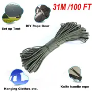 Lanyard Rope Parachute Cord Patio Umbrella Cord Nylon Rope Replacement - 100FT