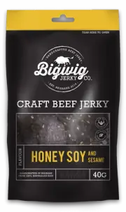 Honey Soy Beef Jerky - 40g, 100g, 200g, 500g, 1kg Available
