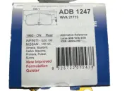 ADB REAR BRAKE PAD ADB1247 for NISSAN 1990-on BLUEBIRD CEFIRO MAXIMA PULSAR