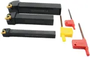 SER 10mm 16mm 20mm CNC Lathe Threading Turning Tool Holder + 3Pcs 11ER/16ER AG60