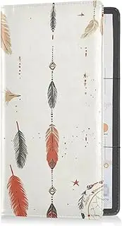 Pu Leather Car Registration and Insurance Card Holder Men Women Glove Box Organize for Driver Auto Owners Trailer Motorcycle Boat Western Cowboy Dream Catcher