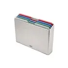 Joseph & Joseph Folio Large Chopping Board w/ Storage Holder Set Silver/Coast