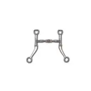 Myler Bits Myler 7 Flat Shank Snaffle Copper Roller