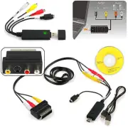 USB 2.0 AUDIO TV VIDEO VHS TO PC DVD VCR CONVERTER EASY CAPTURE CARD ADAPTER
