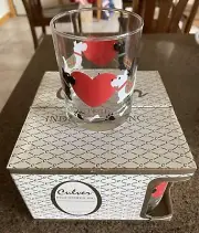 Lot (5) Culver Rocks Low Ball Glasses Scottie Scottish Terrier Dog Puppy Love