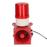 Industrial Warning Lamp 120DB Visual Alarm Waterproof Security Strobe Light 110V