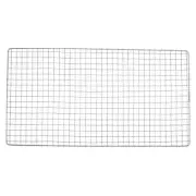 Square BBQ Grill Net 26x62cm Stainless Steel Barbecue Mesh Mat