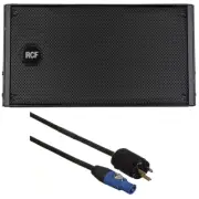 RCF HDL 10-A ACTIVE 1400W 10" Speaker + RCF MED-PCB-SJ14-8FT Adapter Cable