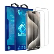 [2 PACK] For Apple iPhone 16 Pro Max Screen Protector Tempered Glass Screen Protector Guard