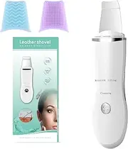Skin Scrubber, Ultrasonic Exfoliator 3 Modes, Blackhead Remover, Pore Cleaner, Face Wash Spatula with 3 Modes, Face Skin Spatula USB Charging, Suitable for All Skin Types