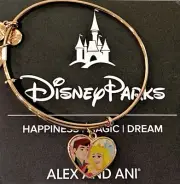 Alex and Ani Aurora & Phillip Heart Bracelet Valentine Sleeping Beauty Bangle