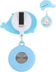 [CONGARTENO] Nurses Watch for Women Digital Fob Watch Gold Pocket Watch Luminous Night Reading Nurse for Hospital Workers