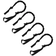 4 Pcs Abdominal Wheel Elastic String Rope Belly Roller Resistance