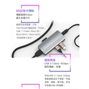 【TEKQ】583 URUS USB-C 5 合 1 外接 M.2 固態硬碟 外接盒