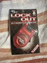 Ski Lift Board Dog Lock Out Ski & Snowboarding Recoiling Lock NIP
